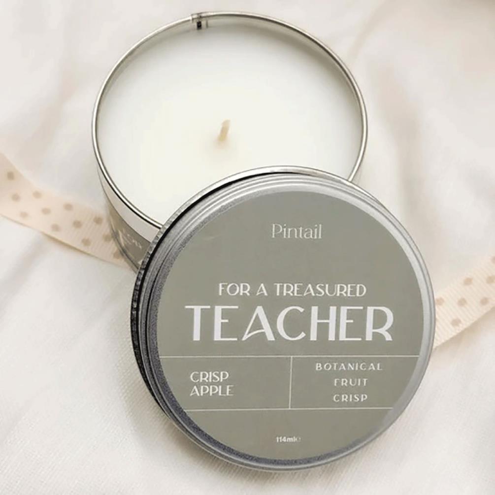 Pintail Candles Treasured Teacher Tin Candle Extra Image 3